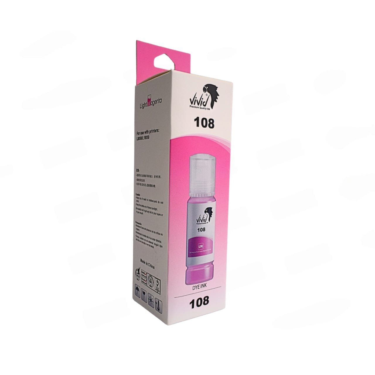 Epson 108 Muadil Açık Kırmızı Mürekkep – 70 Ml