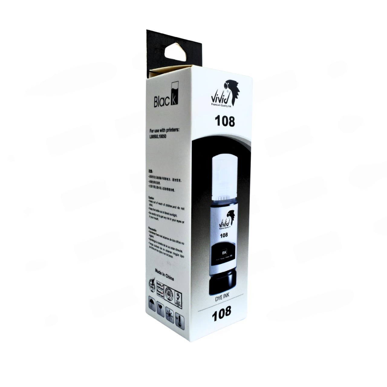Epson 108 Muadil Siyah Mürekkep – 70 Ml