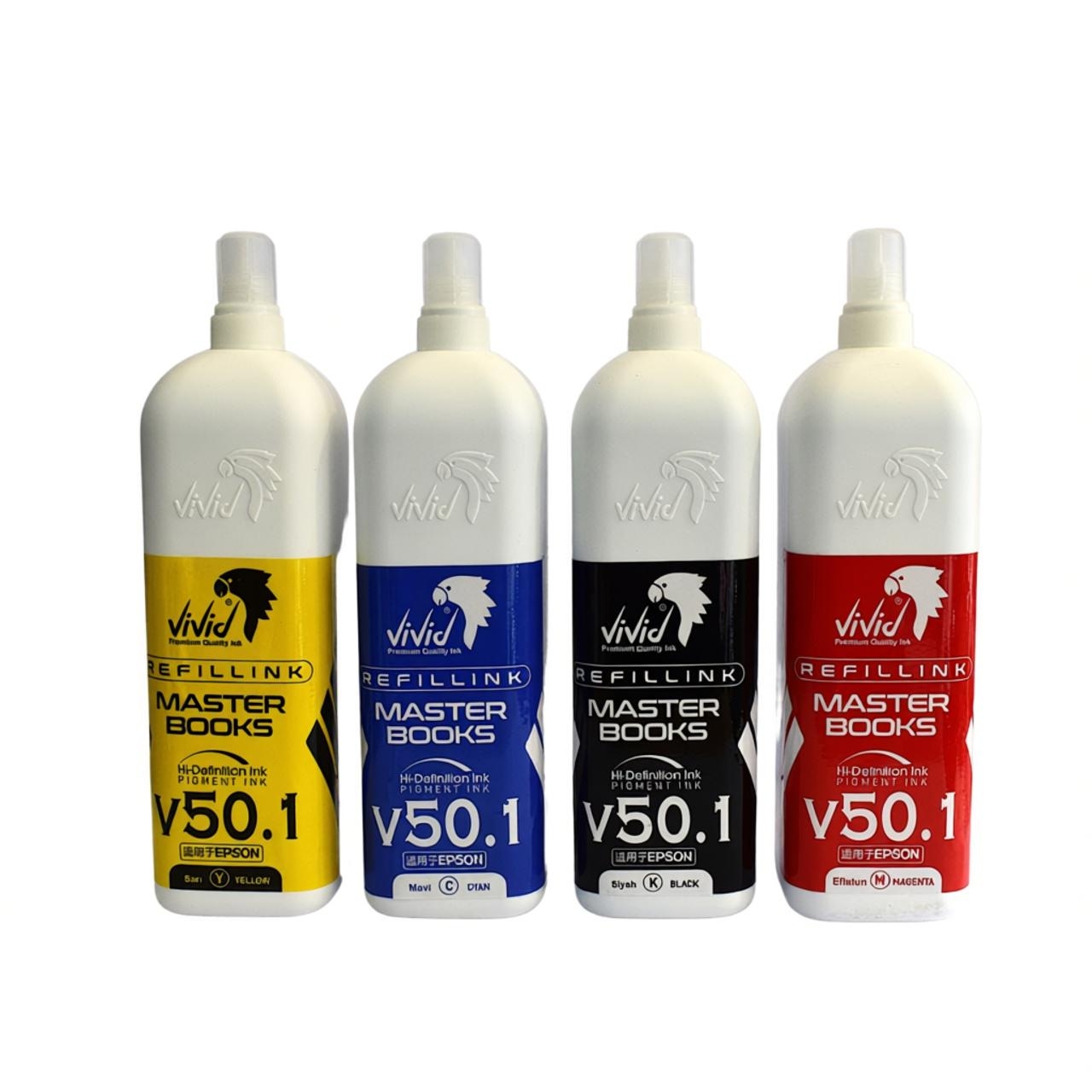 Epson Vivid 50.1 Pigment Mürekkep Seti 4×1 Litre