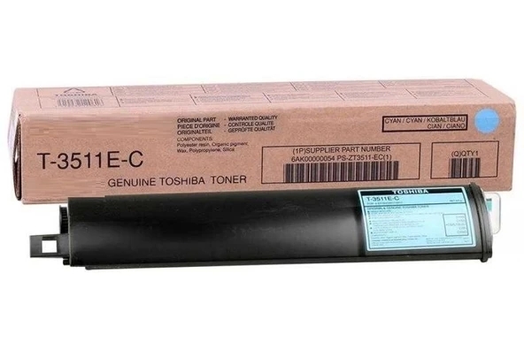 Toshiba T-3511E-C Mavi Muadil Fotokopi Toner