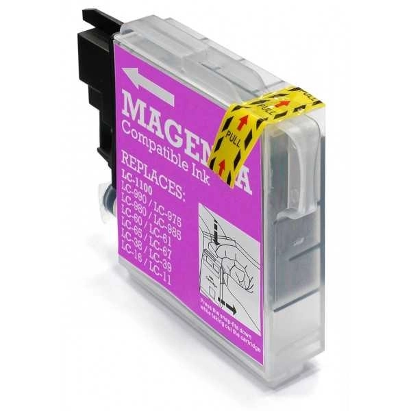 Brother LC38-LC67-LC980-LC1100 Kırmızı Muadil Kartuş