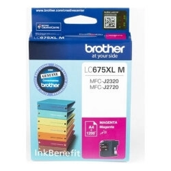 Brother LC675XL M Kırmızı (Magenta) Orijinal Mürekkep Kartuşu - 1.200 Sayfa