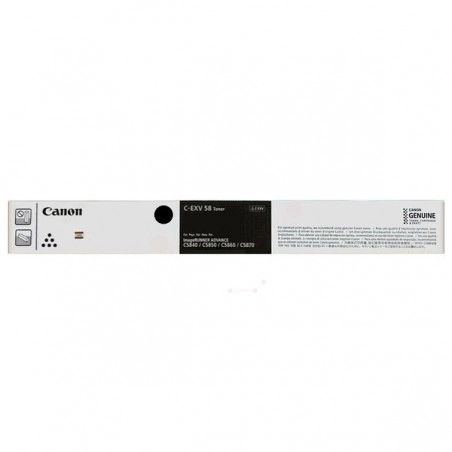 Canon C-EXV 58 Siyah Orjinal Toner