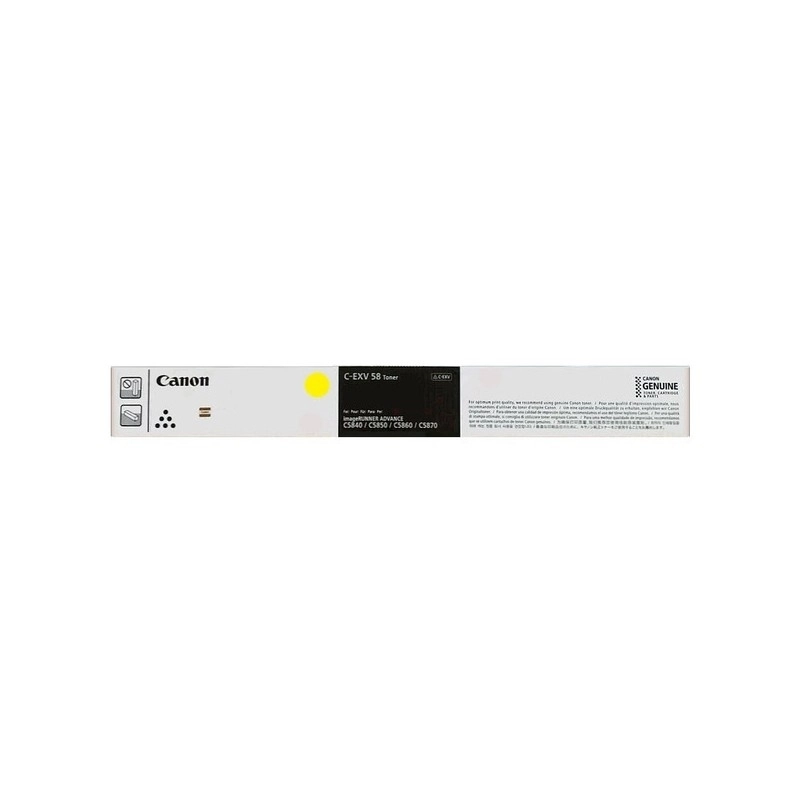 Canon C-EXV 58 Sarı Orjinal Toner