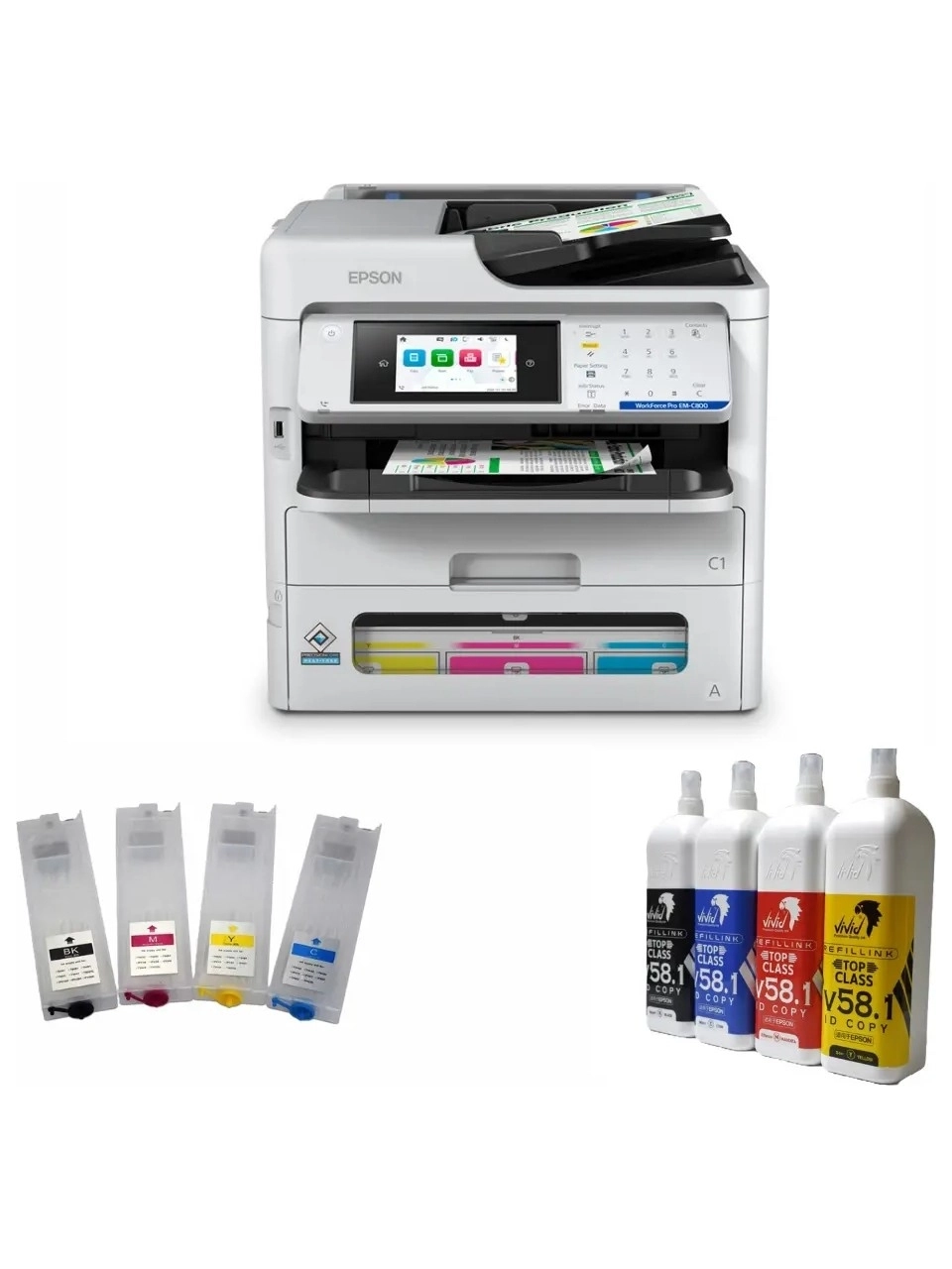 Workforce Pro EM-C800RDWF Sınırsız Mürekkep Yazılımlı