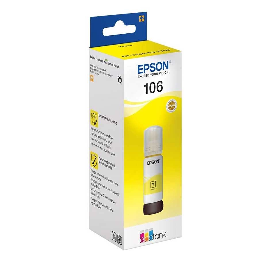 Epson 106-C13T00R440 Sarı Orjinal Mürekkep