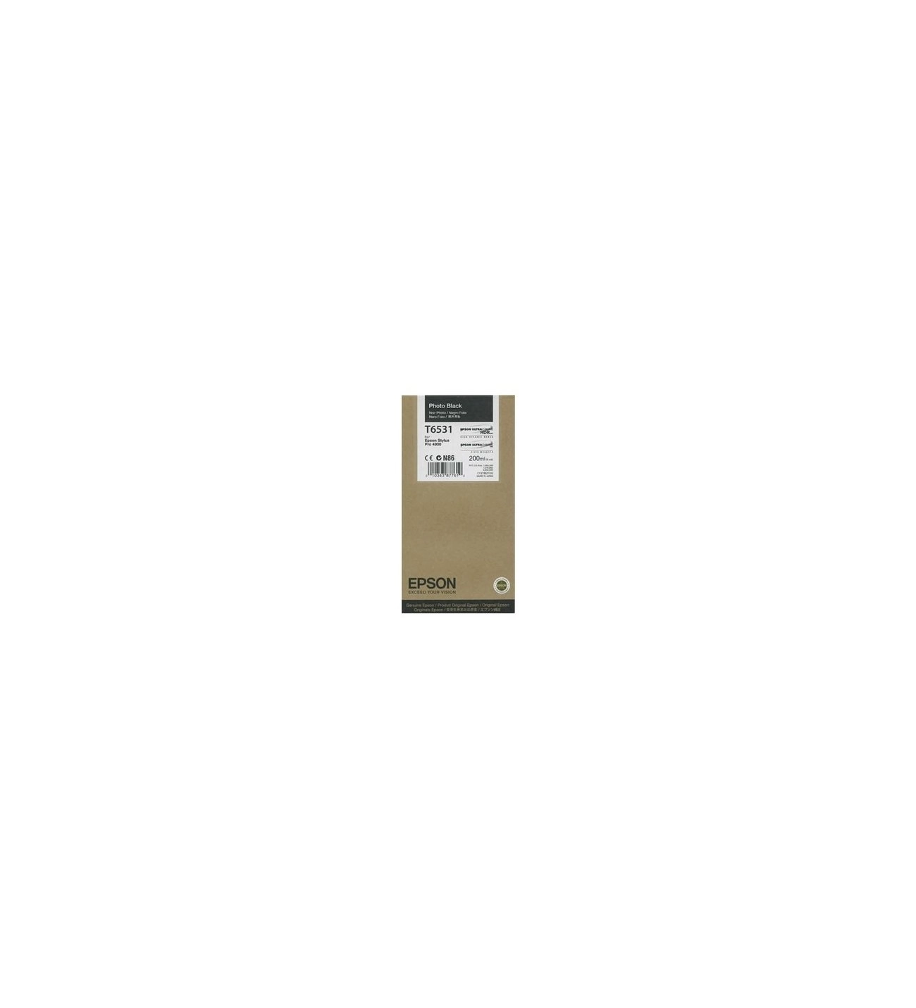 Epson T6531-C13T653100 Foto Siyah Muadil Kartuş