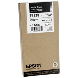 Epson T6537-C13T653700 Açık Siyah Muadil Kartuş