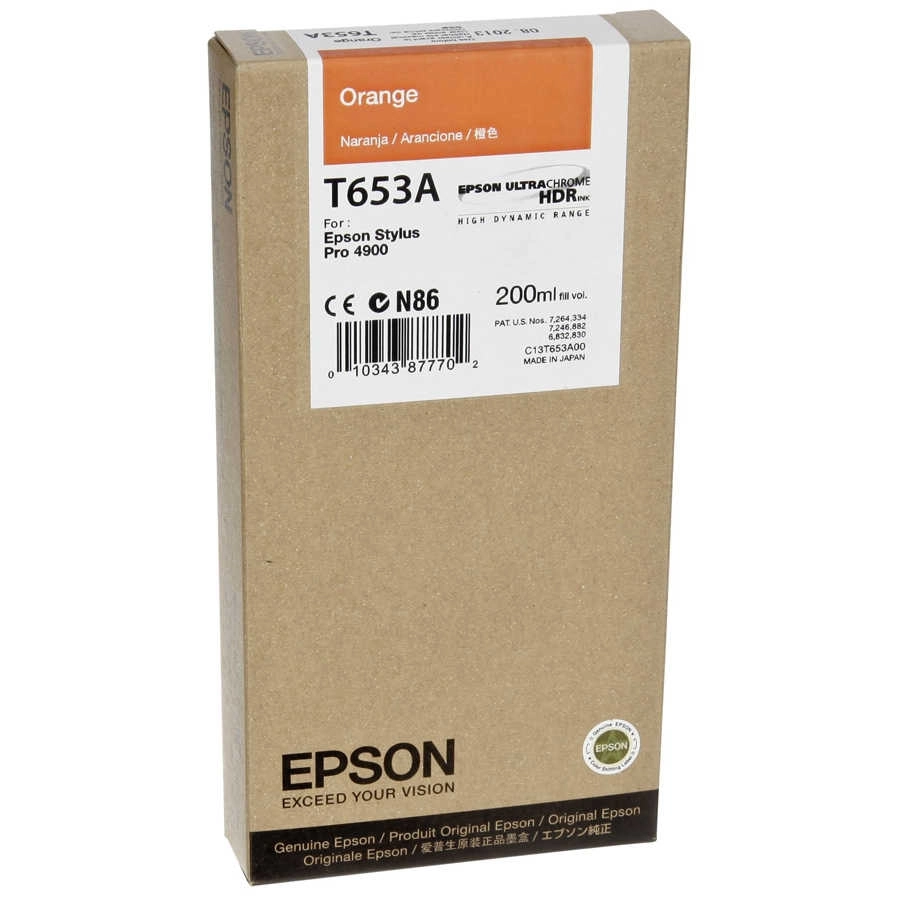 Epson T653A-C13T653A00 Turuncu Orjinal Kartuş
