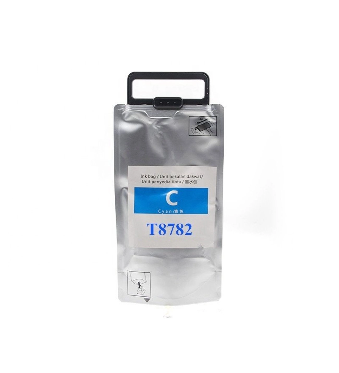 Epson T8782-C13T878240 Mavi Muadil Kartuş