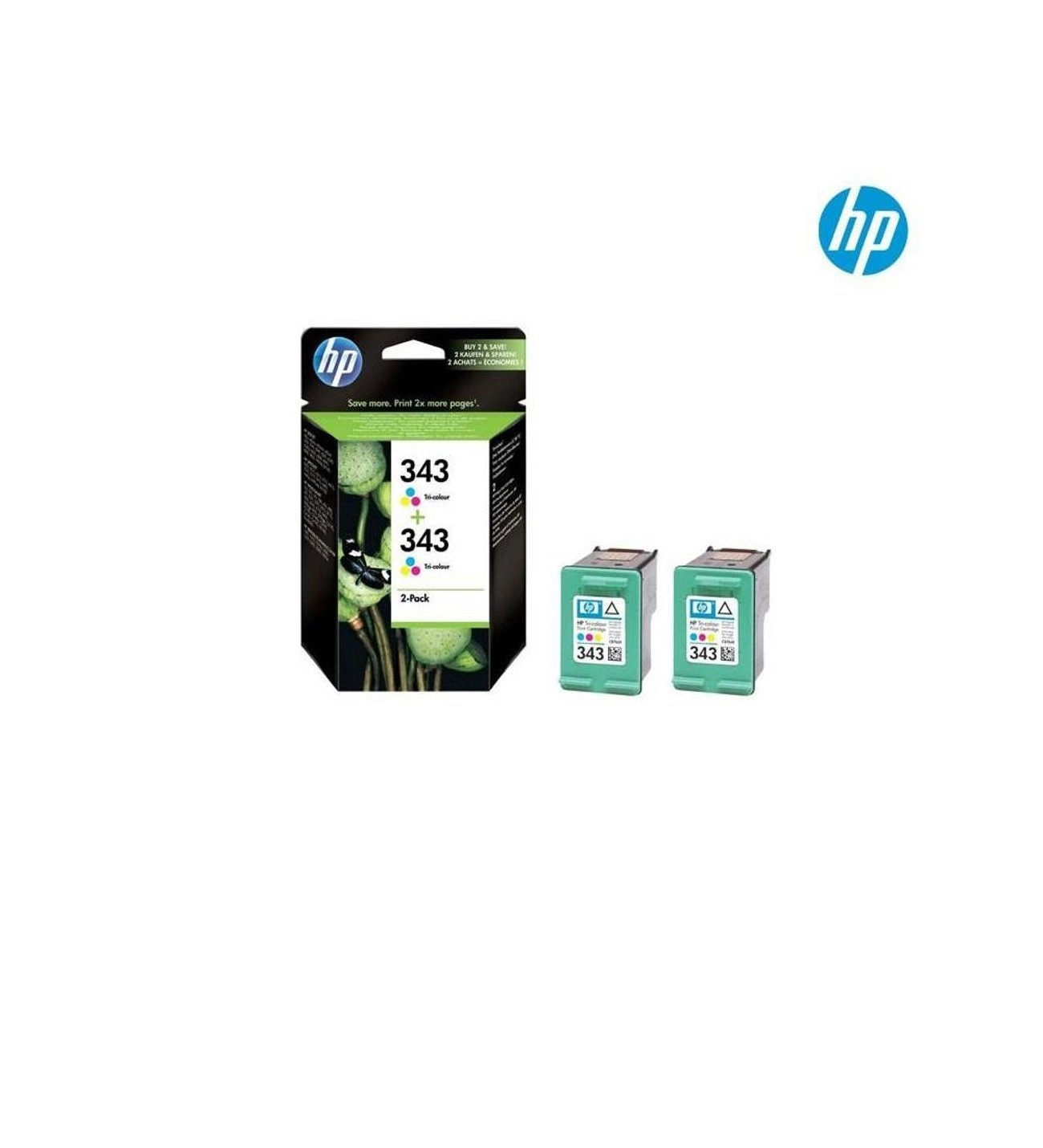 Hp 343-CB332EE Orjinal Renkli Kartuş 2’Li Paket