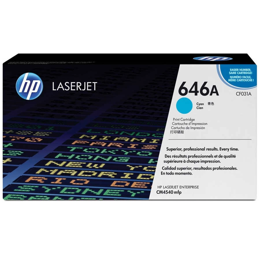 Hp 646A-CF031AC Mavi Orjinal Toner