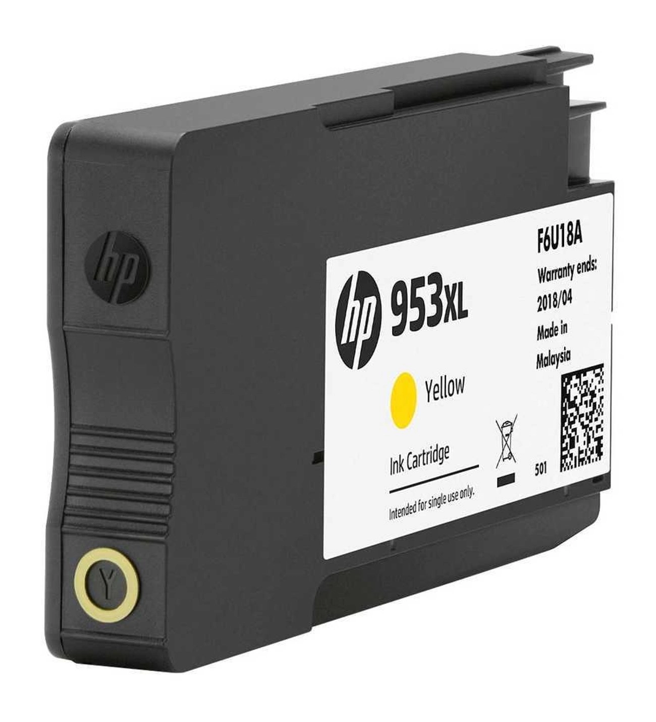 HP 953XL Yüksek Kapasiteli Sarı Orjinal Mürekkep Kartuşu F6U18A