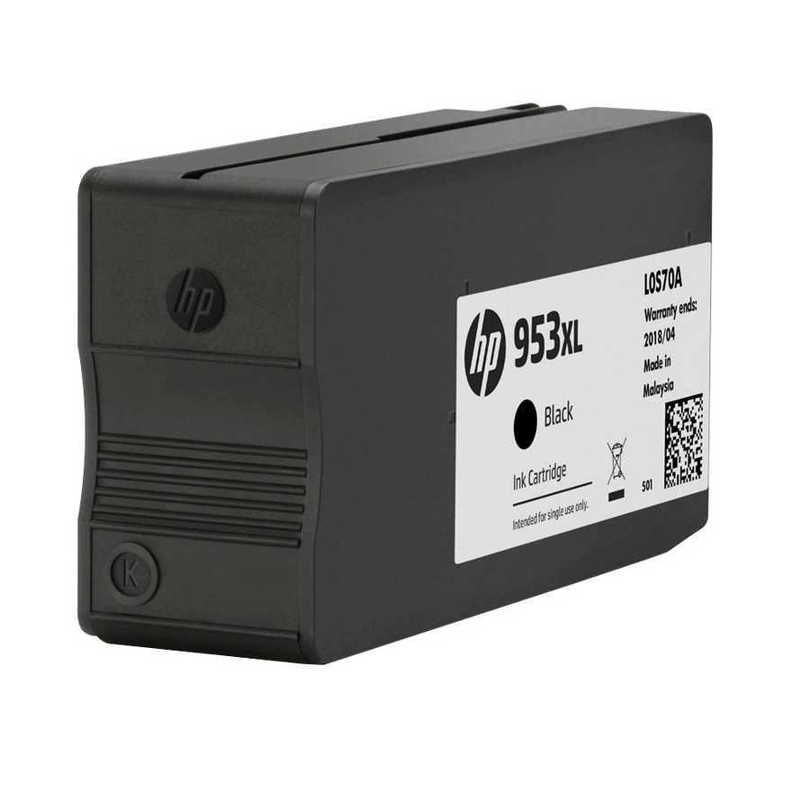 HP 953XL Yüksek Kapasiteli Siyah Orjinal Mürekkep Kartuşu L0S70AE