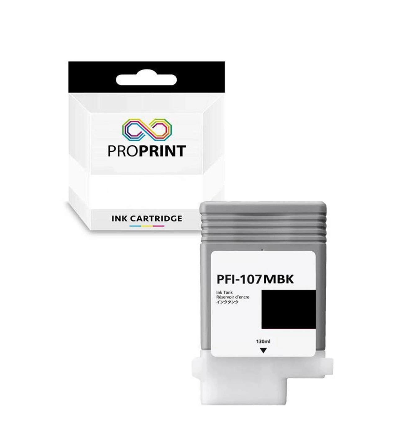 Canon PFI-107MBK Mat Siyah Muadil Kartuş