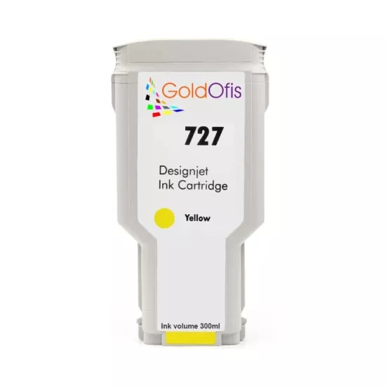 Hp 727Y-F9J78A Sarı Muadil Kartuş