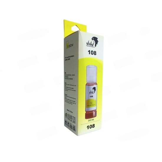 Epson 108 Sarı Mürekkep 70ml — Canlı Renkler | TonerJet