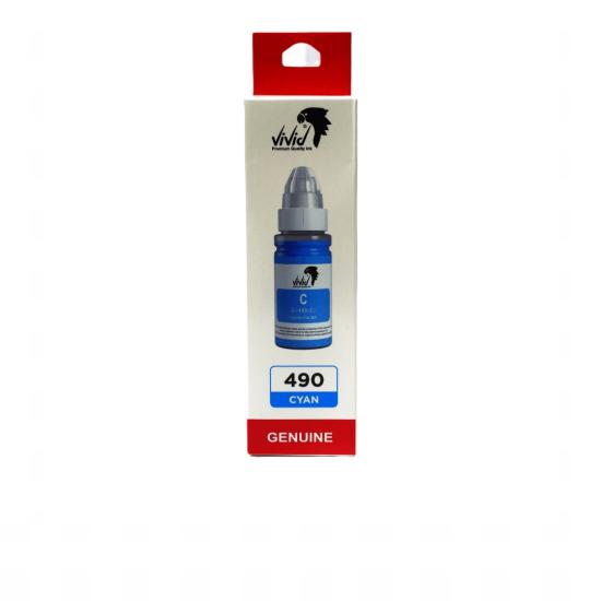 Canon 490 Mavi Mürekkep 70ml — Vivid Muadil | TonerJet