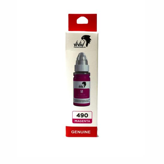 Canon 490 Kırmızı Mürekkep 70ml — Vivid Muadil | TonerJet