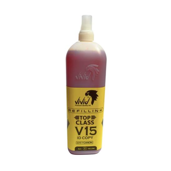 Vivid V15 Dye Sarı Mürekkep 1L — Canon Uyumlu | TonerJet