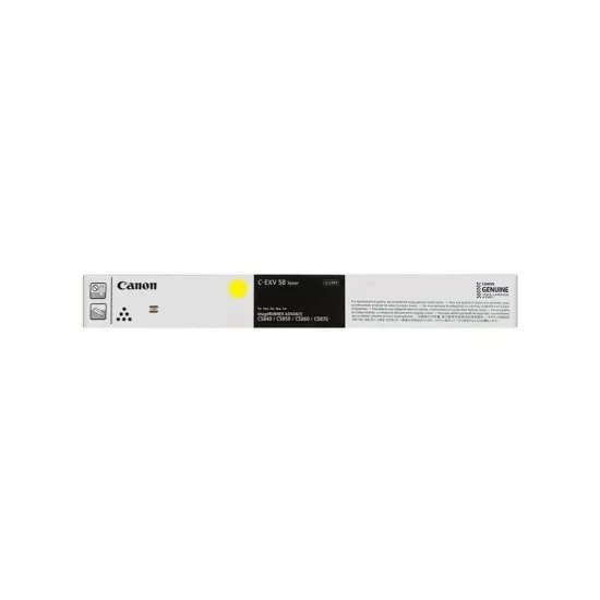 Canon C-EXV 58 Sarı Orjinal Toner