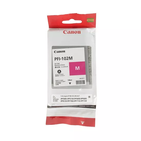 Canon PFI-102M/0897B001 Kırmızı Muadil Kartuş