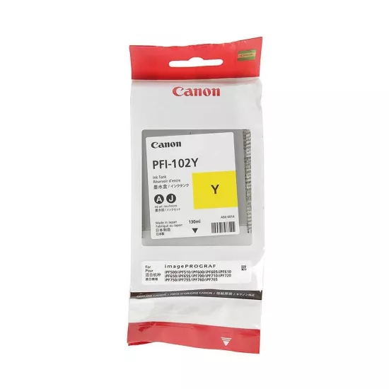 Canon PFI-102Y/0898B001 Sarı Muadil Kartuş
