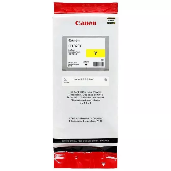 Canon PFI-320/2893C001 Sarı Muadil Kartuş