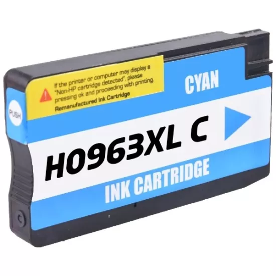 Hp 963XL-3JA27AE Mavi Muadil Kartuş Yüksek Kapasiteli