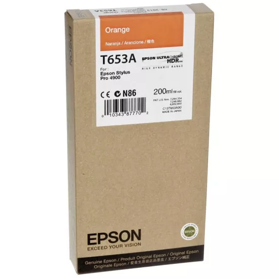Epson T653A-C13T653A00 Turuncu Orjinal Kartuş