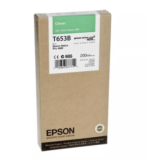 Epson T653B-C13T653B00 Yeşil Muadil Kartuş