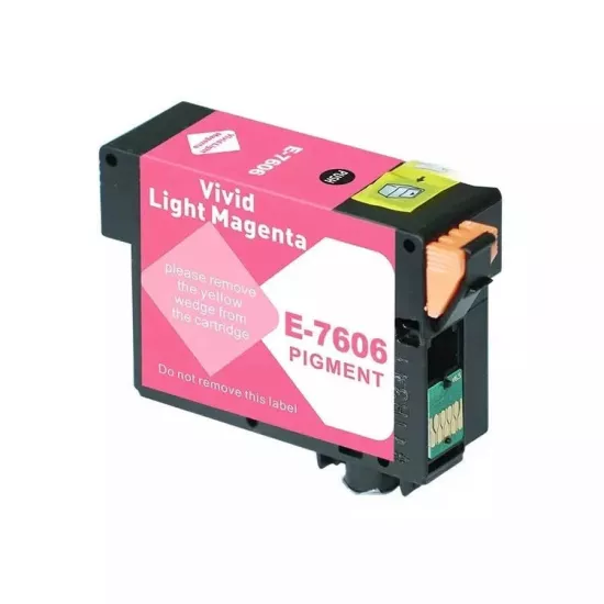 Epson T7606-C13T76064010 Açık Kırmızı Muadil Kartuş