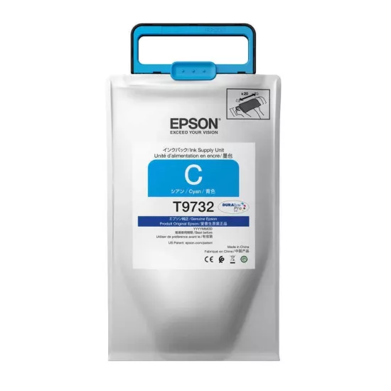 Epson T9732XL-C13T973200 Mavi Muadil Kartuş Yüksek Kapasiteli