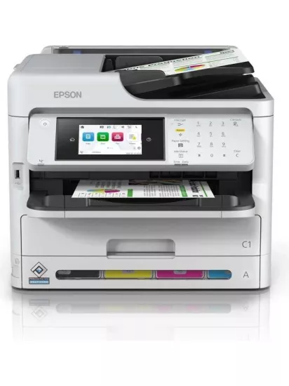 Epson WorkForce Pro WF-C5890DWF Tarayıcı + Fotokopi + Faks Renkli Çok Fonksiyonlu Mürekkep Püskürtmeli Yazıcı