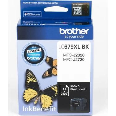 Brother LC679XL BK Siyah Orijinal Mürekkep Kartuşu - 2.400 Sayfa