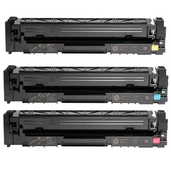 Hp 201X-CF253XM Orjinal Renkli Toner Ekonomik Paket 3’lü