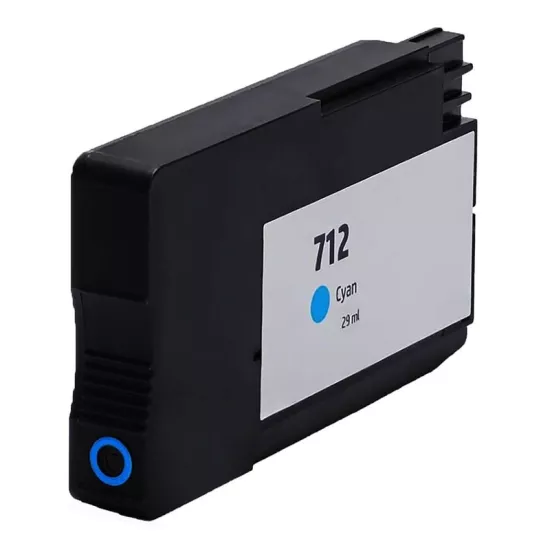 Hp 712-3ED67A Mavi Muadil Kartuş