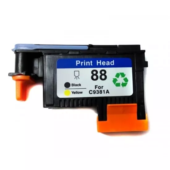 Hp 88-C9381A Muadil Siyah Ve Sarı Baskı Kafası