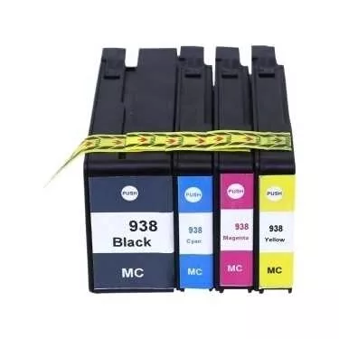 HP 938 4 Renk Muadil Mürekkep Kartuş Seti