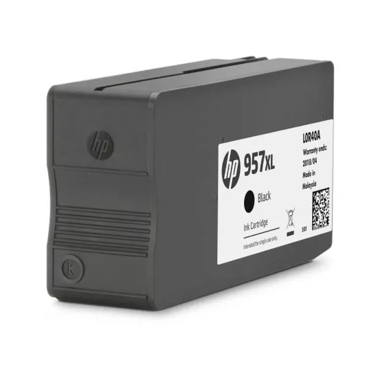 Hp 957XL-L0R40AE Siyah Muadil Kartuş Extra Yüksek Kapasiteli