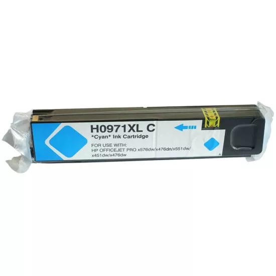 Hp 971XL-CN626AE Muadil Yüksek Kapasiteli Mavi Kartuş
