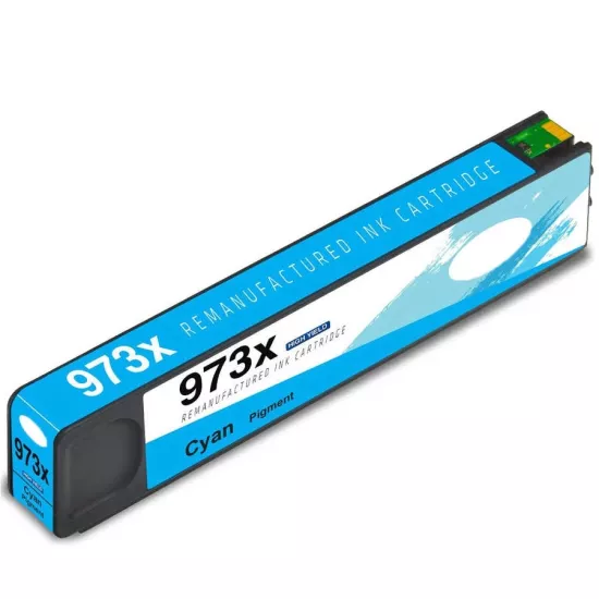 HP 973X-F6T81AE Mavi Muadil Kartuş