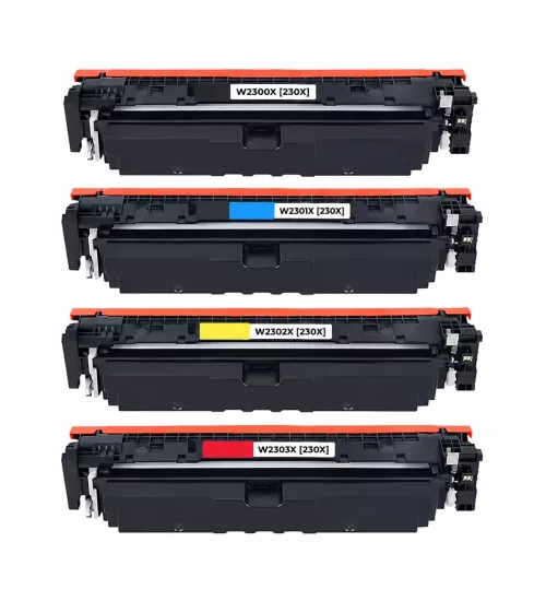 Hp W2300X  (230X)YÜKSEK KAPASİTE CHİPLİ  SET 