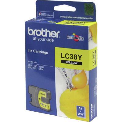 Brother LC38-LC980 Sarı Orjinal Kartuş