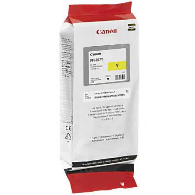 Canon PFI-207Y Sarı Orjinal Kartuş