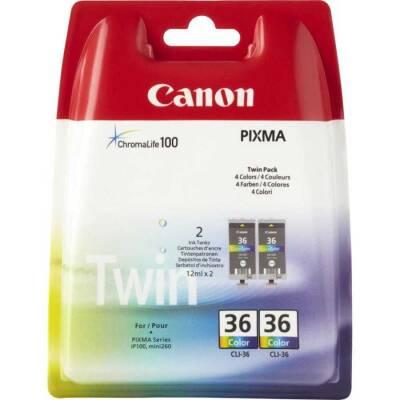 Canon CLI-36 Renkli Orjinal Kartuş İkili Paket