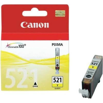 Canon CLI-521 Sarı Orjinal Kartuş