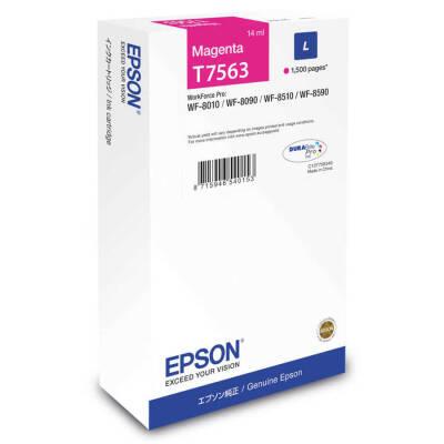 Epson T7563L Kırmızı Orjinal Kartuş
