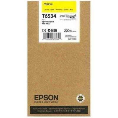 Epson T6534-C13T653400 Sarı Orjinal Kartuş