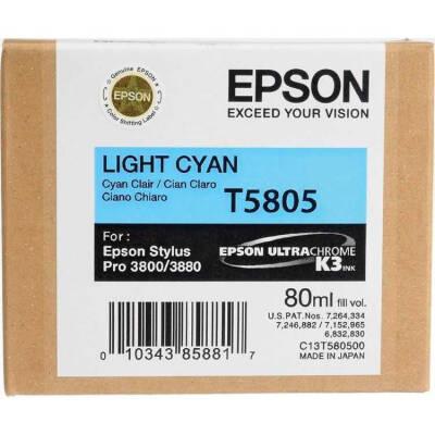 Epson T5805-C13T580500 Açık Mavi Orjinal Kartuş